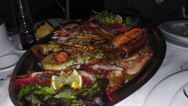 Comida tras navegar